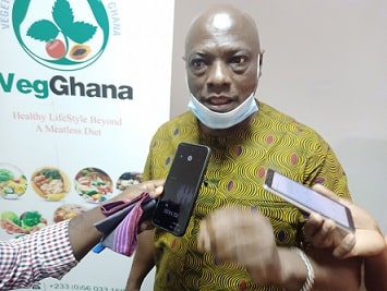 President of the Vegetarian Association of Ghana, Mr. Braimah Kola