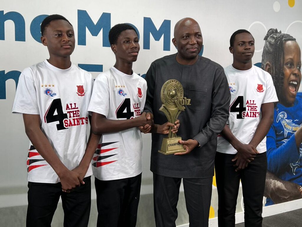 Mfantsipim School NSMQ Winners Pay Courtesy Visit to MobileMoney LTD